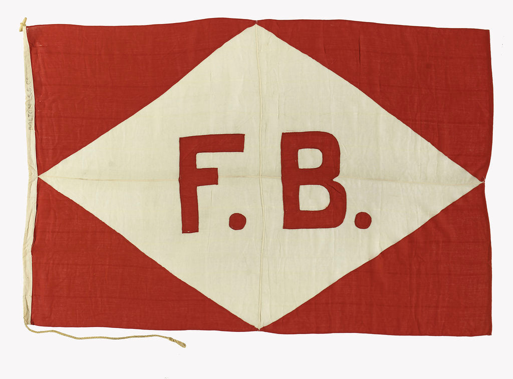 Detail of House flag, Bolton Steam Shipping Co. Ltd by Unknown