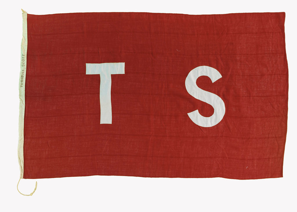Detail of House flag, Turnbull Scott and Co. by unknown