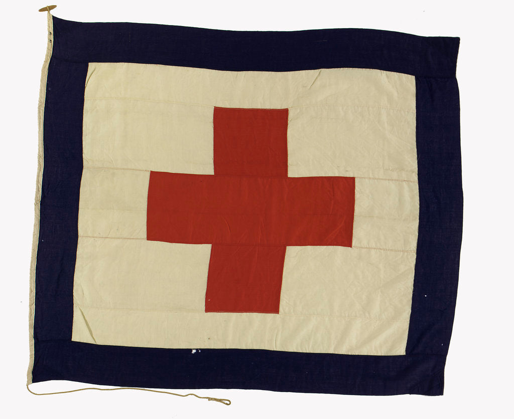 Detail of House flag, Rowland & Marwoods Steam Ship Co. by unknown