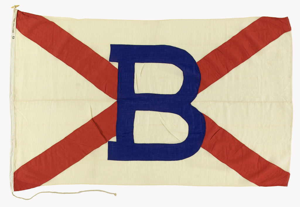 Detail of House flag, Booth Steamship Co. Ltd by Unknown