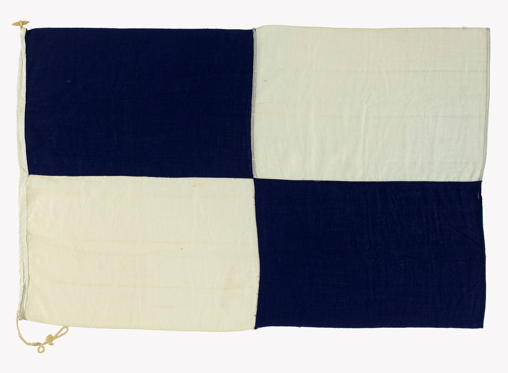 Detail of House flag, British Channel Islands Shipping Co. Ltd by unknown