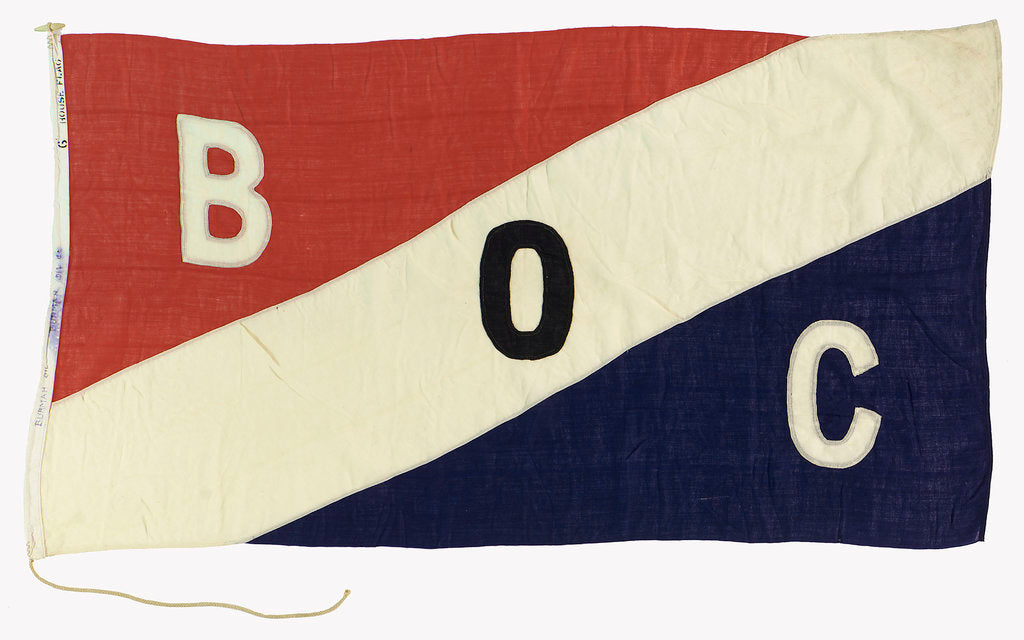 Detail of House flag, Burmah Oil Co. (Tankers) Ltd by unknown