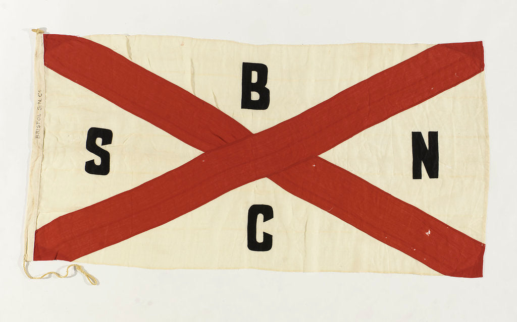 Detail of House flag, Bristol Steam Navigation Co. Ltd by Unknown