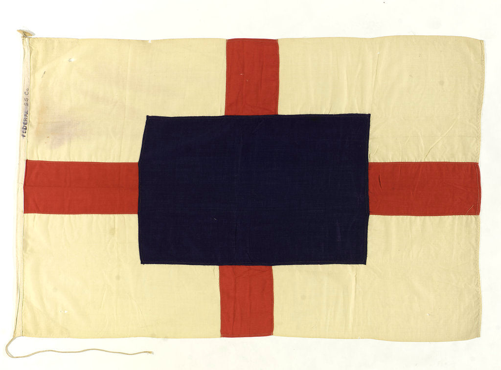 Detail of House flag, Federal Steam Navigation Co. Ltd by unknown