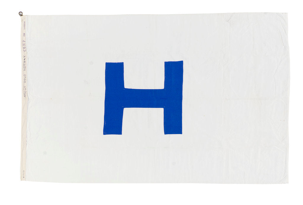 Detail of House flag, Leif Hoegh & Co. by unknown