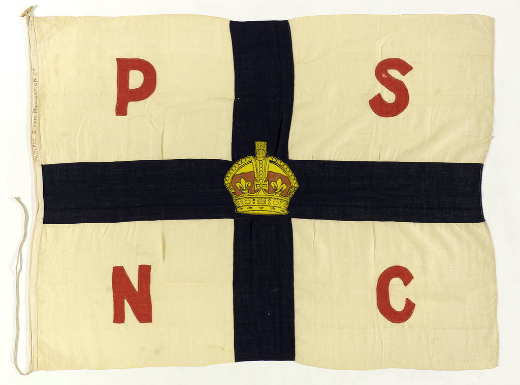 Detail of House flag, Pacific Steam Navigation Co. Ltd by unknown