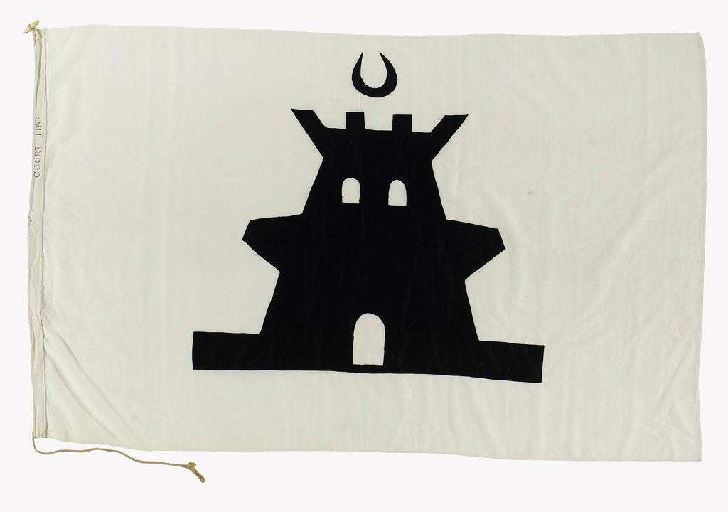 Detail of House flag, London Court Line Ltd by Unknown