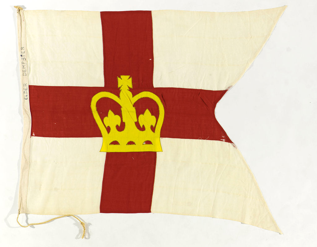 Detail of House flag, Elder Dempster & Co. Ltd by Unknown