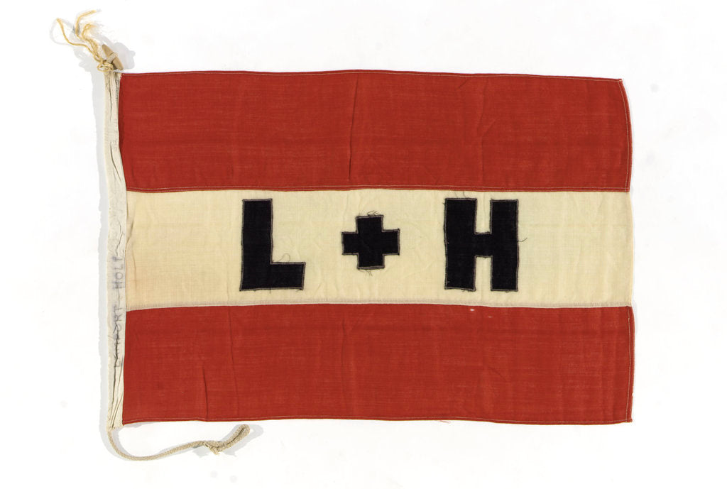 Detail of House flag, Lamport & Holt Line Ltd by unknown