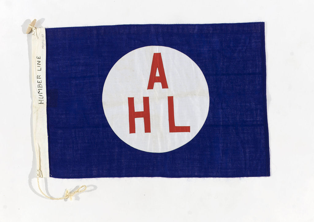 Detail of House flag, Humber Line by Unknown