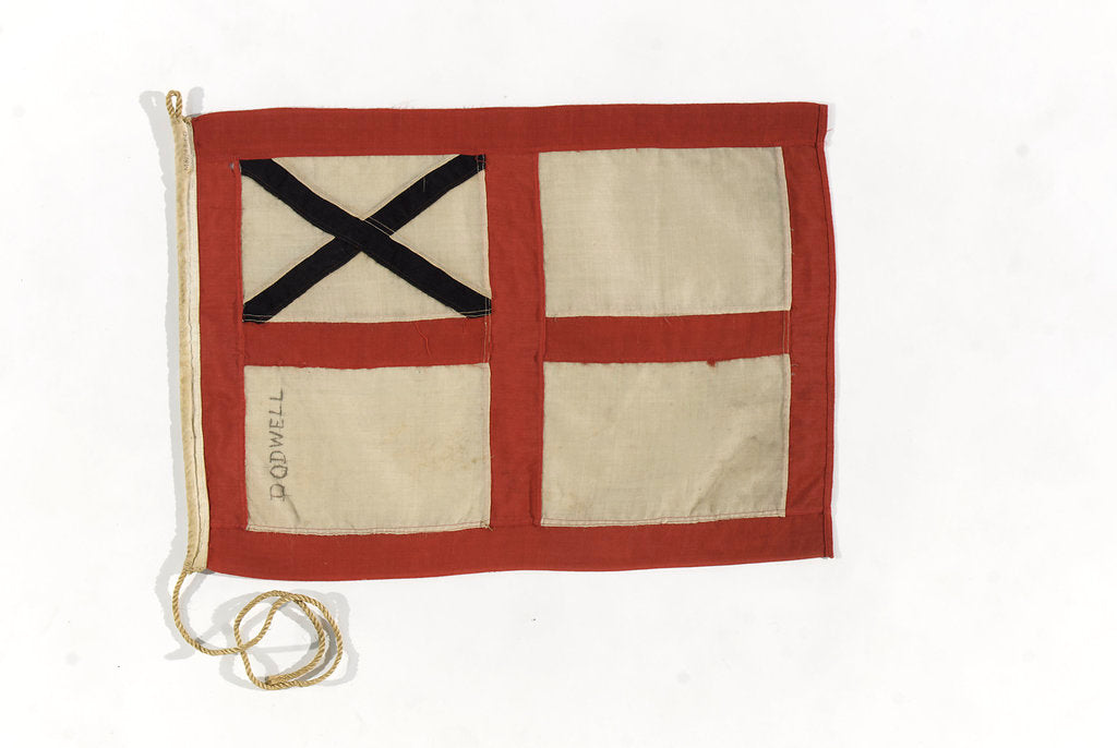 Detail of House flag, Dodwell & Co. by unknown