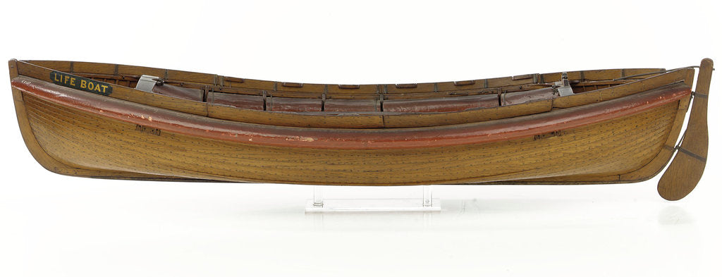 Detail of Sailing lifeboat, port broadside by unknown