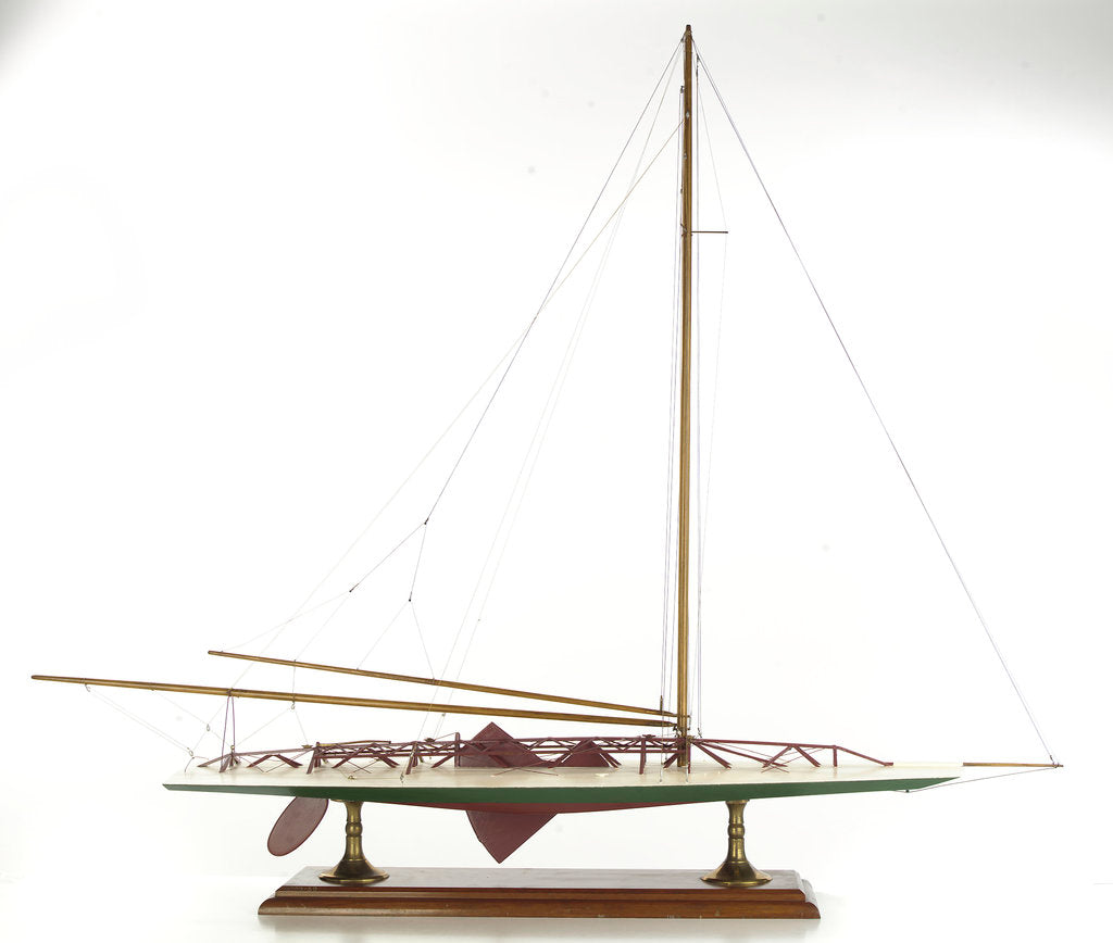 Detail of 'Outlook', starboard broadside by Unknown