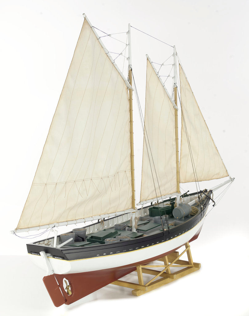 Detail of 'Katie N', starboard stern quarter by Varrick F. Cox