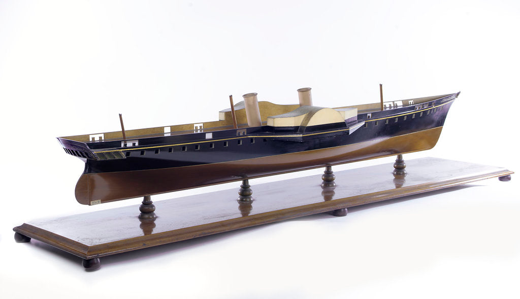 Detail of HMY 'Osborne', starboard stern quarter by Unknown