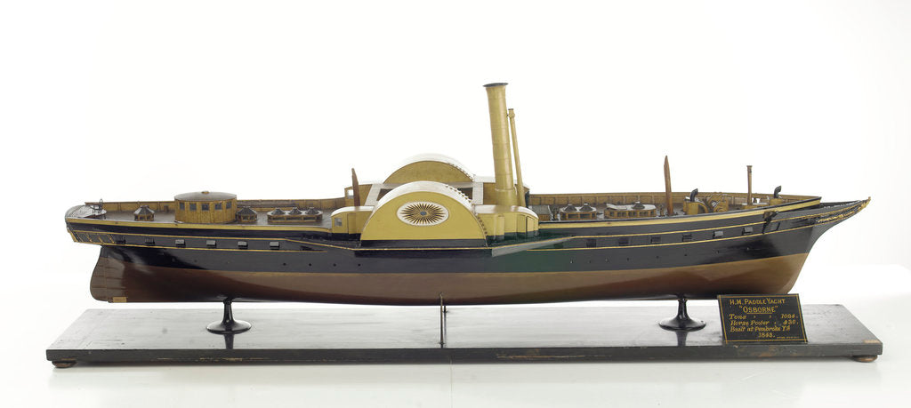 Detail of 'Osborne', starboard broadside by David Harvey