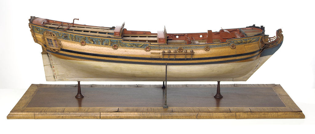 Detail of 'Chatham', starboard broadside by unknown
