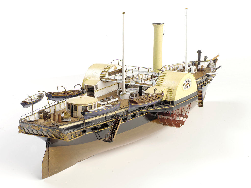 Detail of Victoria & Albert' (1843), starboard stern quarter by Unknown