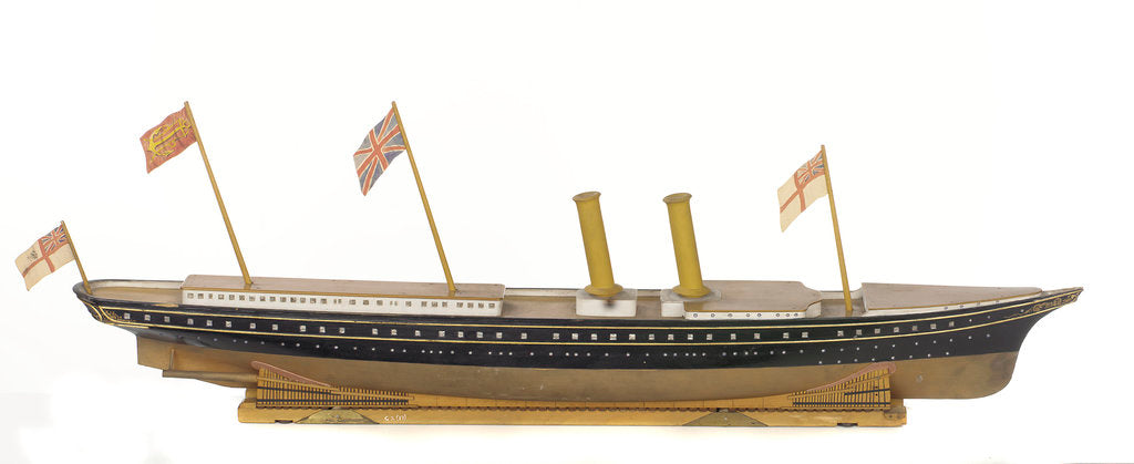 Detail of HMY 'Victoria & Albert', starboard broadside by Unknown