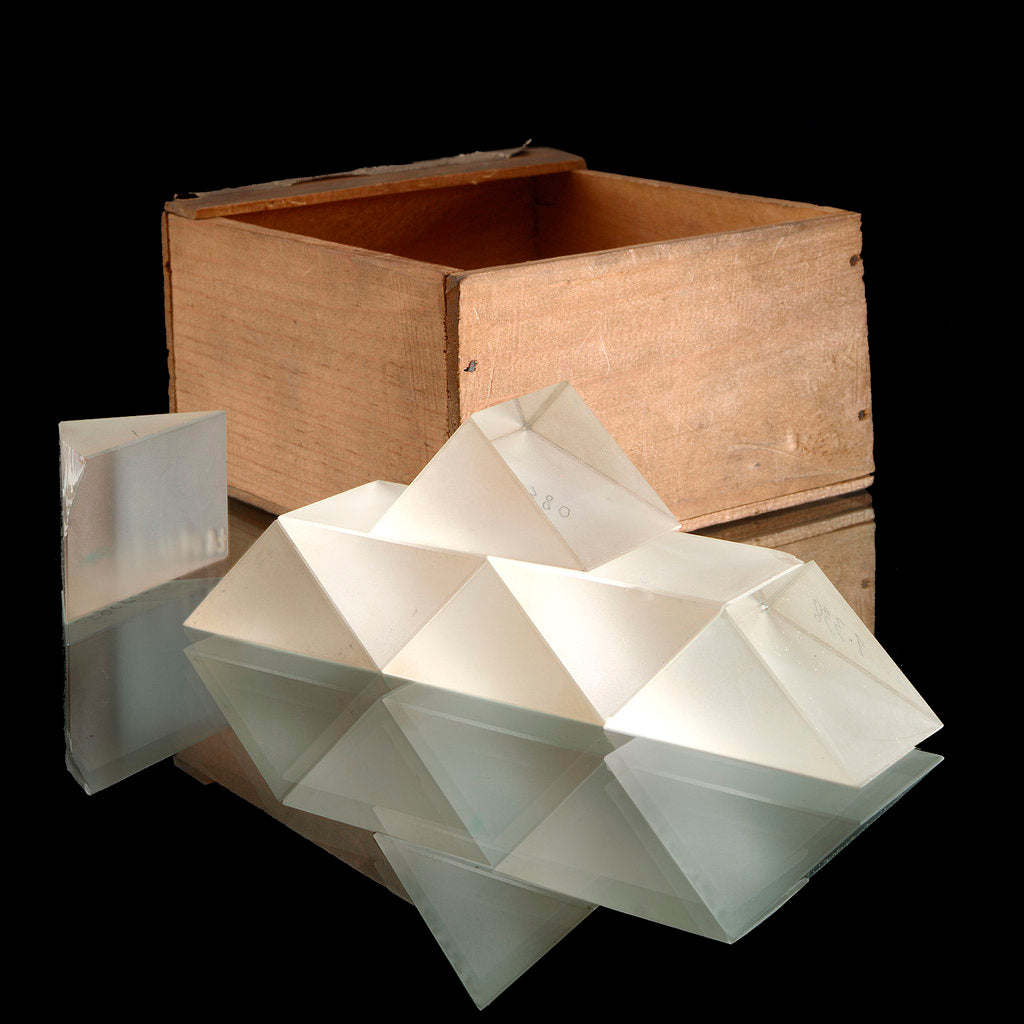 Detail of Prisms and box by unknown