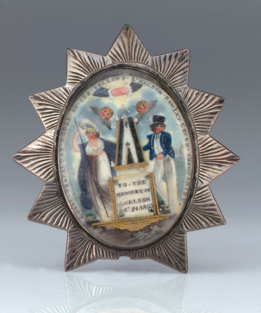 Detail of Masonic badge by Unknown