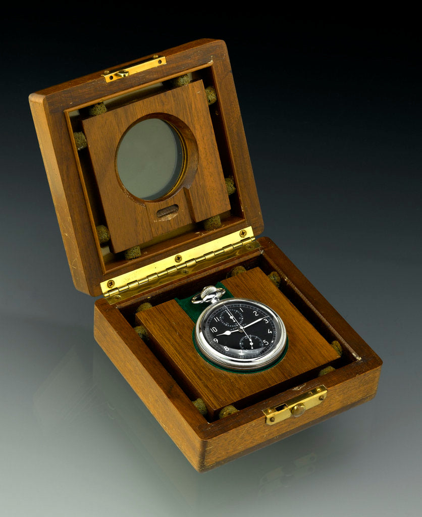 Detail of Deck watch in case by Hamilton Watch Co.