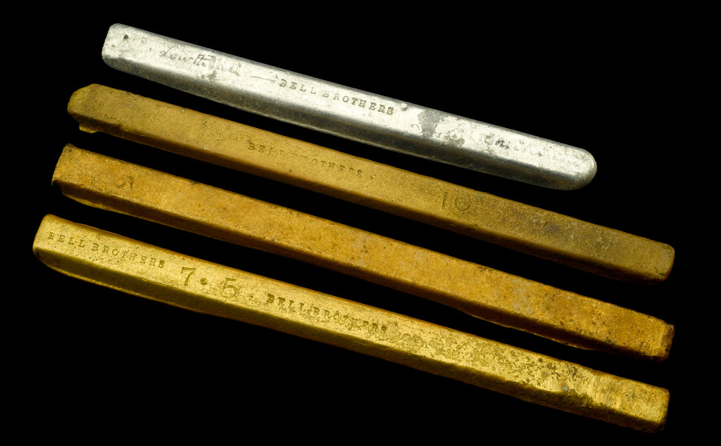 Detail of Metal ingots by unknown
