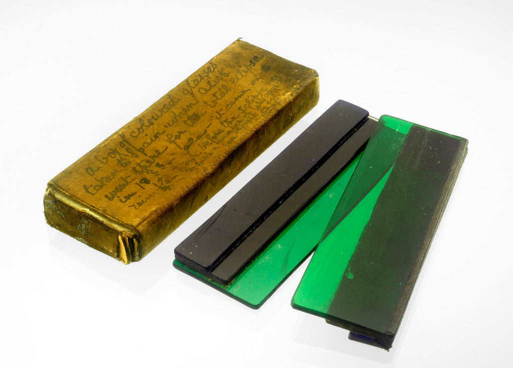 Detail of Coloured glass by Unknown