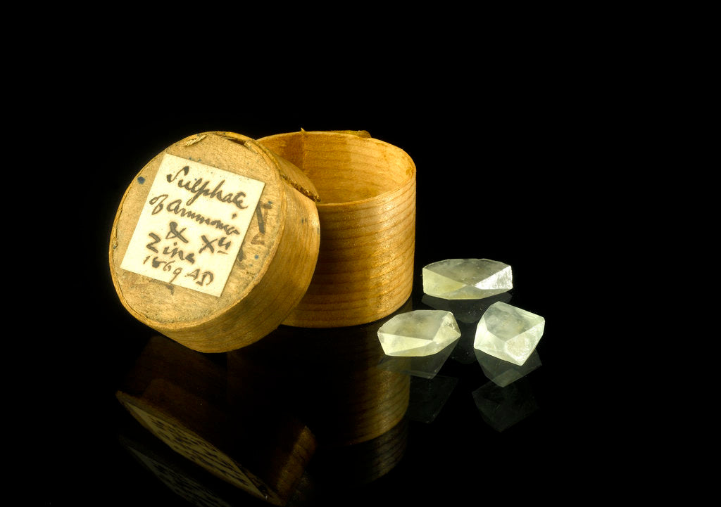 Detail of Pill box and sulphate of ammonia by Unknown