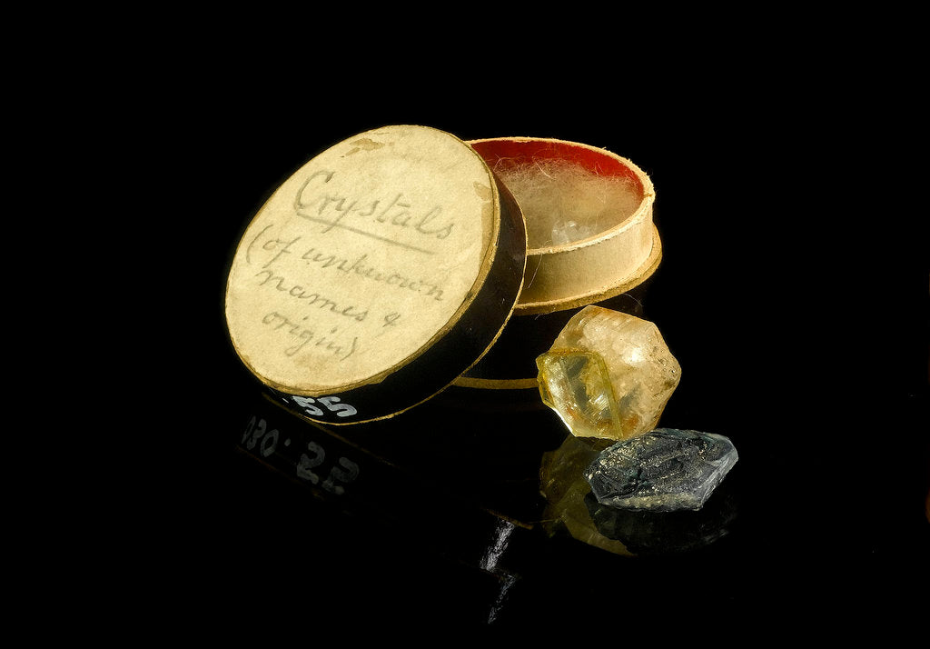 Detail of Pill box containing alum by Unknown