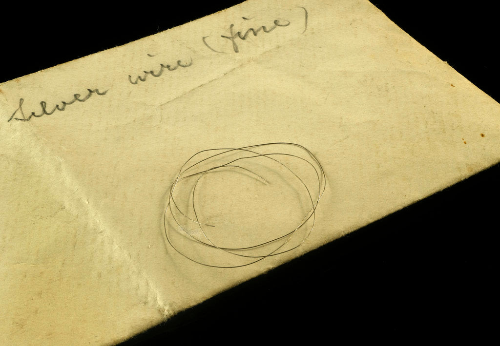 Detail of Silver wire in an envelope by unknown