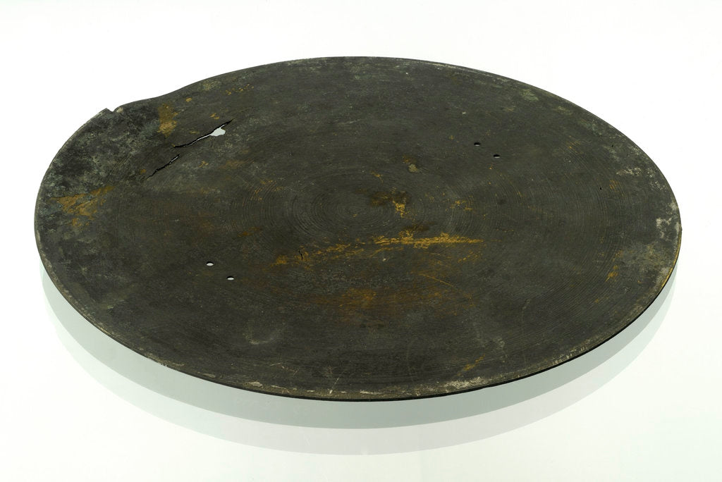 Detail of Telescope part, brass disc by Unknown