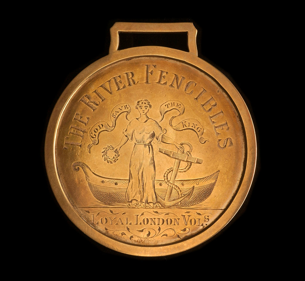 Detail of Prize medal, River Fencibles 1800, obverse by Unknown