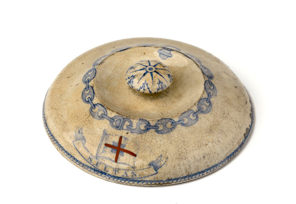 Detail of Tureen lid by F. F. Green & Co.