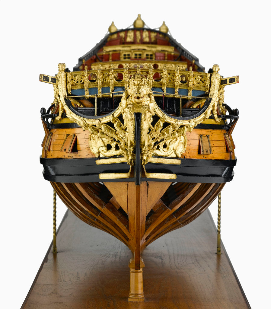 Detail of 'Boyne', bow, dead ahead by unknown