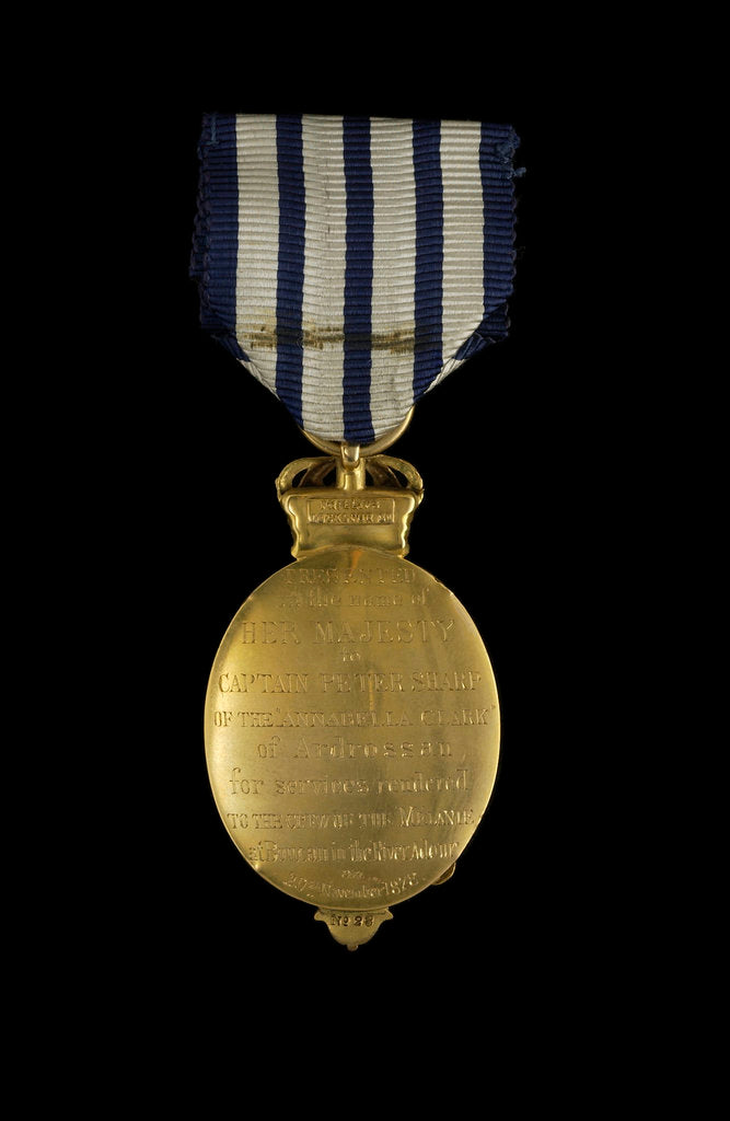 Detail of Albert Medal, reverse by Jemmett-Browne