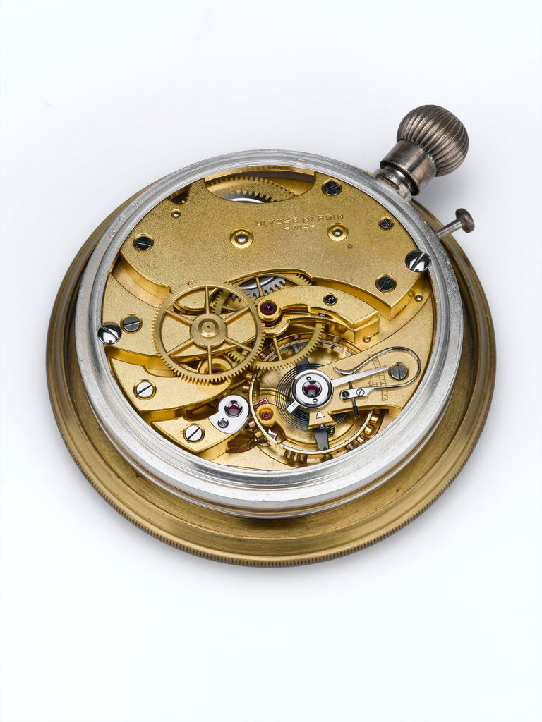 Detail of Deck watch, movement by Ulysse Nardin