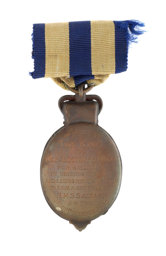 Detail of Albert Medal, reverse by Jemmett-Browne