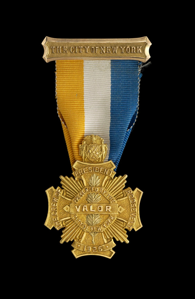 Detail of City of New York Gold Cross for Valor, obverse by Unknown