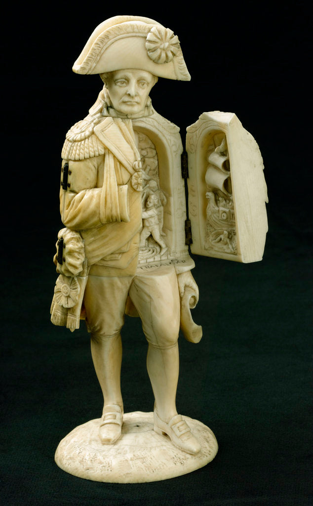Detail of Statuette depicting Vice-Admiral Horatio Nelson (1758-1805) by Unknown