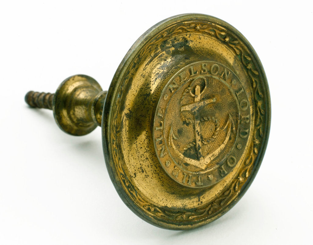 Detail of Curtain tie commemorating Vice-Admiral Horatio Nelson (1758-1805) by Unknown