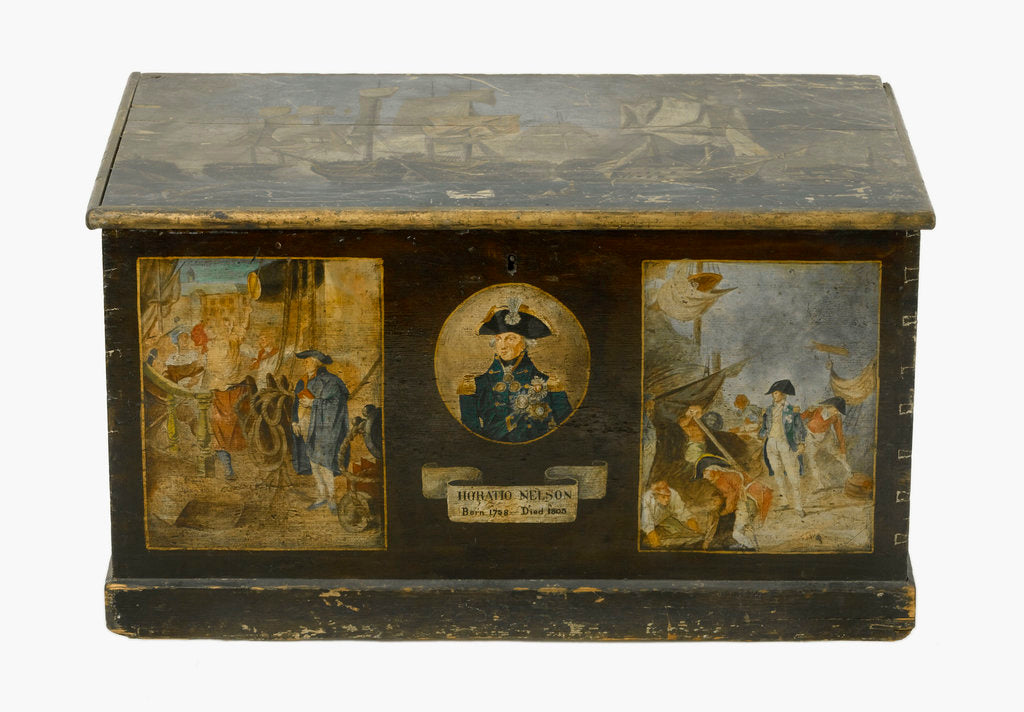 Detail of Trafalgar centenary chest by unknown