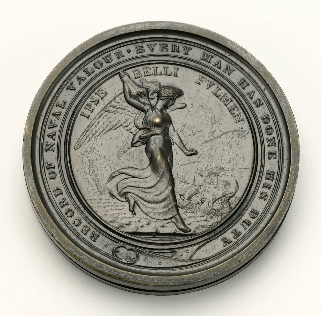 Detail of Box commemorating Vice-Admiral Horatio Nelson (1758-1805) by Thomas Webb