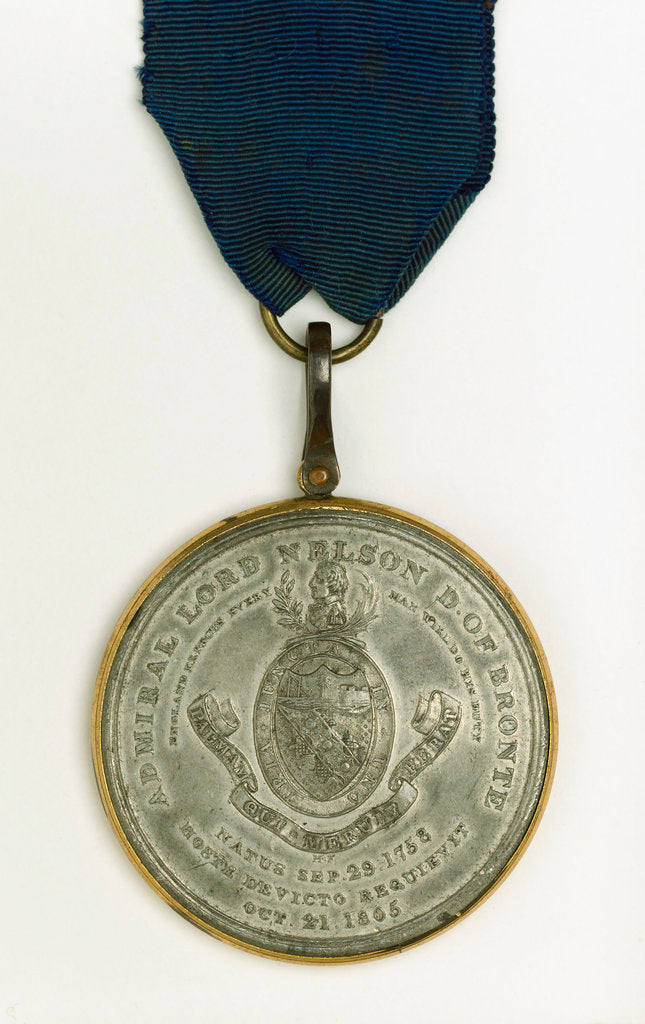 Detail of Davison's Trafalgar Medal 1805, obverse by Thomas Halliday