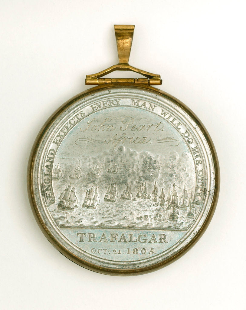 Detail of Boulton's Trafalgar Medal, reverse by Heinrich Kuchler