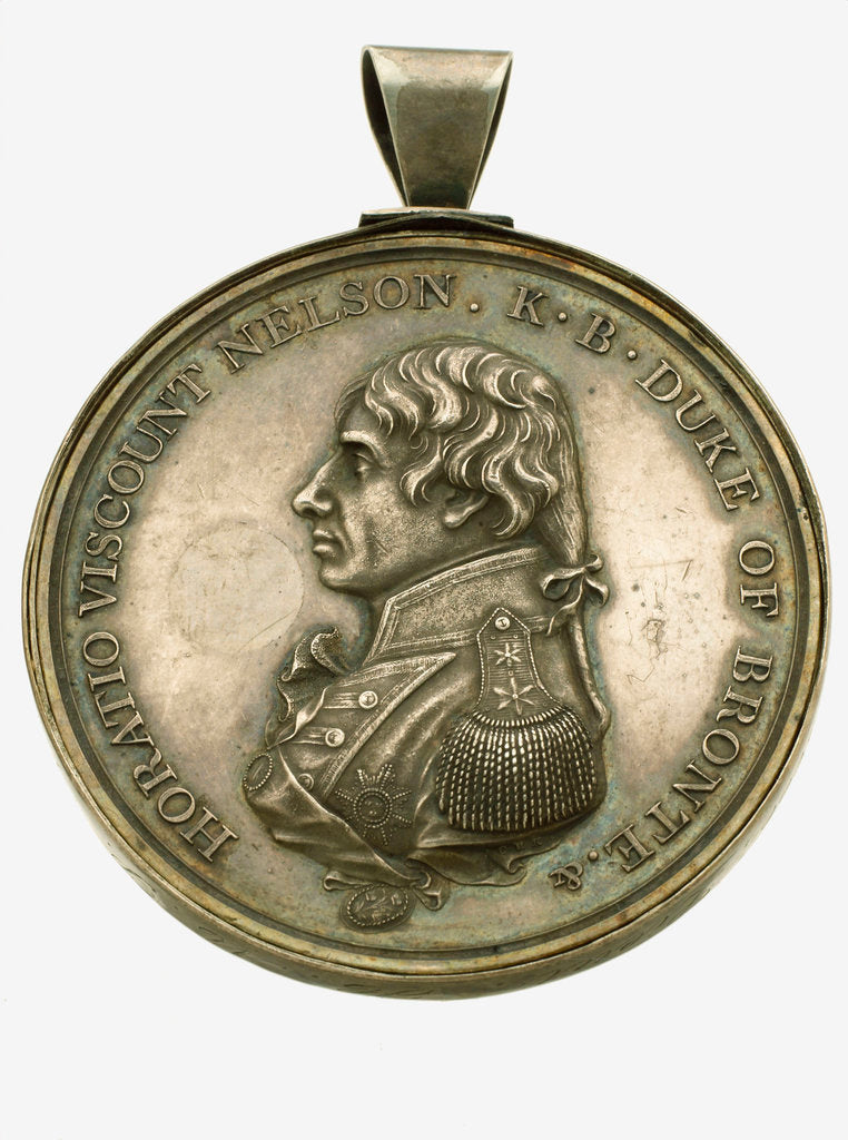 Detail of Boulton's Trafalgar Medal, obverse by Heinrich Kuchler