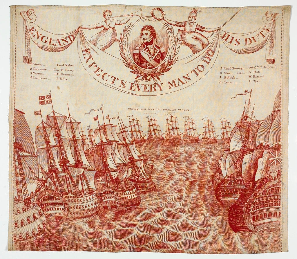 Detail of Snuff handkerchief by unknown