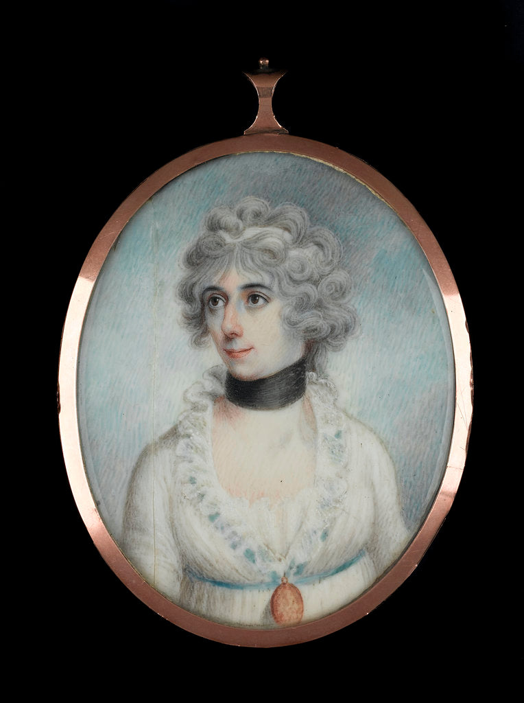 Detail of Unidentified lady (1801-81) by James Holmes