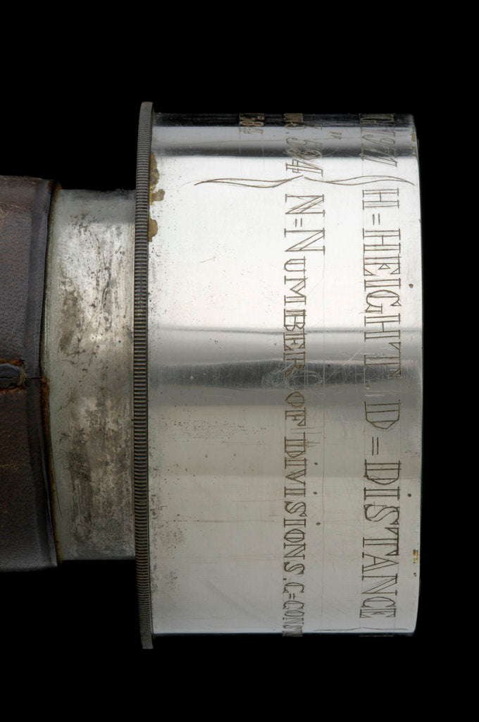 Detail of Rangefinder- inscription by Edward Kahler