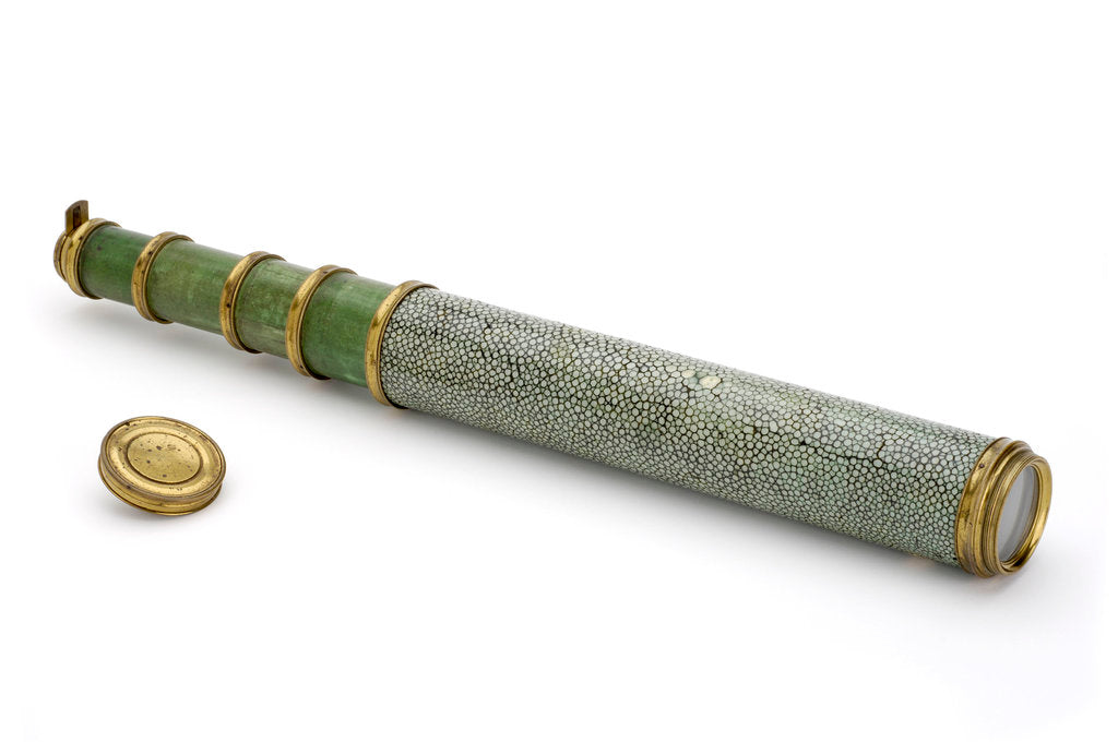 Detail of Portable telescope by unknown